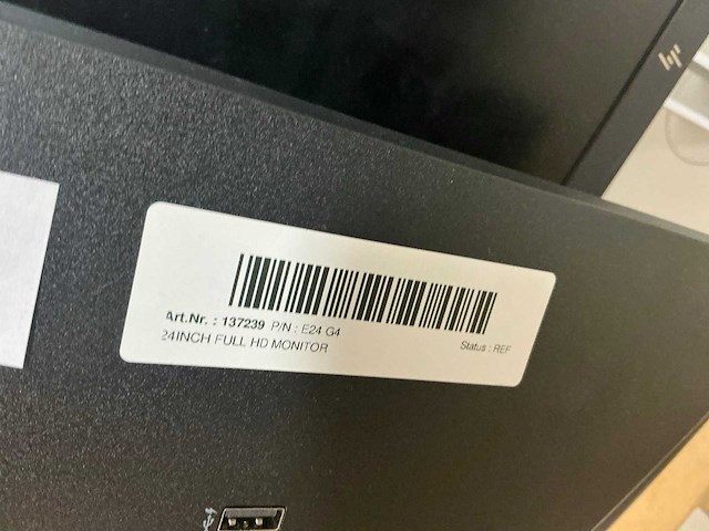Hp e24 g4 monitor (2x) - afbeelding 3 van  3