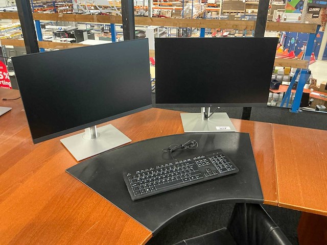 Hp e24 g4 monitor (2x) - afbeelding 1 van  6