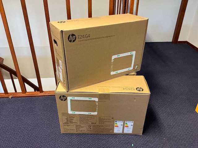 Hp e24 g4 monitor (3x) - afbeelding 2 van  5