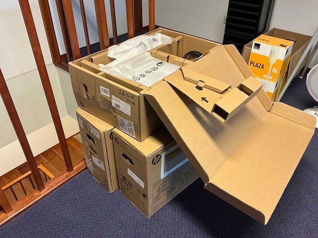 Hp e24 g4 monitor (3x) - afbeelding 3 van  5