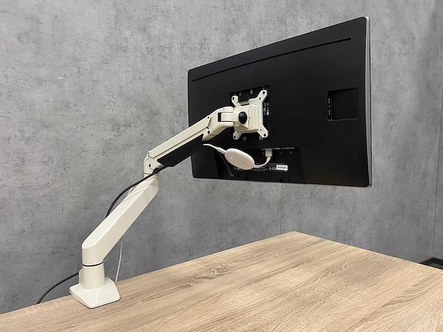 Hp e240 - 24" monitor met monitorarm - dp, hdmi, vga - afbeelding 8 van  10