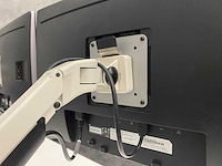 Hp e240 - 24" monitoren op dubbele monitorarm - dp, hdmi, vga - afbeelding 2 van  19