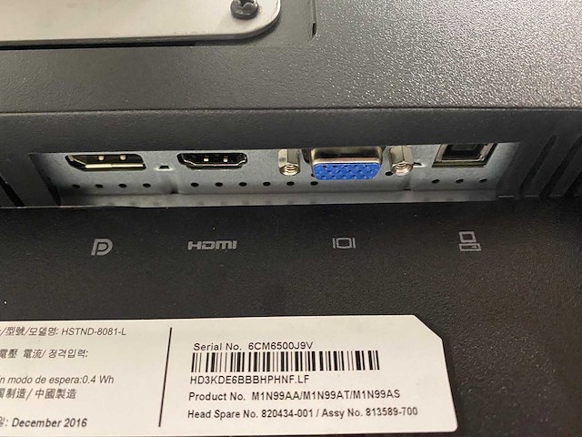 Hp e240 - 24" monitoren op dubbele monitorarm - dp, hdmi, vga - afbeelding 11 van  19