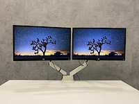Hp e240 - 24" monitoren op dubbele monitorarm - dp, hdmi, vga - afbeelding 7 van  13