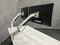 Hp e240 - 24" monitoren op dubbele monitorarm - dp, hdmi, vga - afbeelding 12 van  13