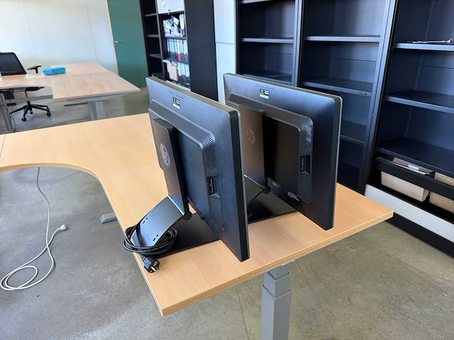 Hp e241i monitor (2x) - afbeelding 3 van  4