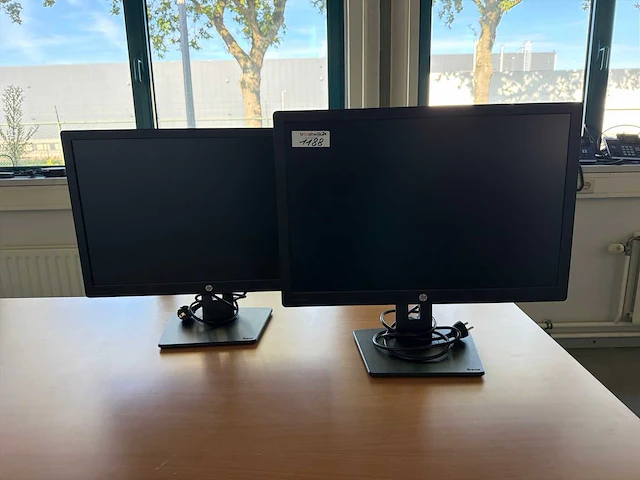 Hp e242 monitor (2x) - afbeelding 1 van  4