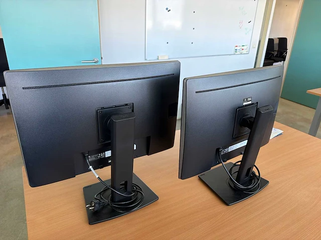 Hp e242 monitor (2x) - afbeelding 4 van  4