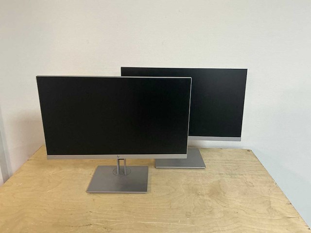 Hp e243 monitor (2x) - afbeelding 1 van  4
