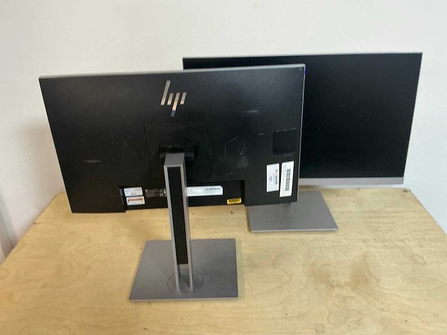 Hp e243 monitor (2x) - afbeelding 2 van  4