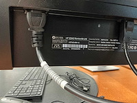 Hp e243 monitor (2x) - afbeelding 4 van  4