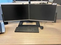 Hp e243i monitor (2x) - afbeelding 2 van  6