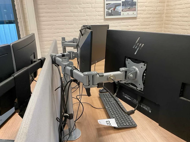Hp e243i monitor (3x) - afbeelding 5 van  8