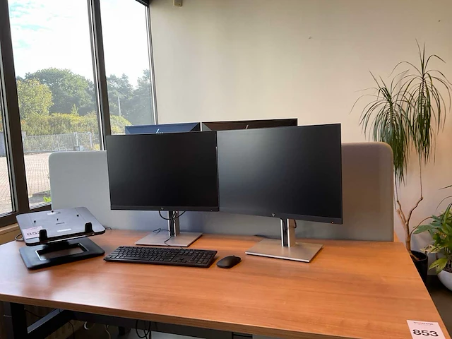 Hp e24i g4 monitor (2x) - afbeelding 1 van  8