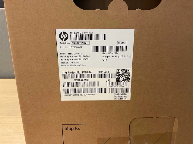Hp e24i g4 monitor - afbeelding 4 van  7