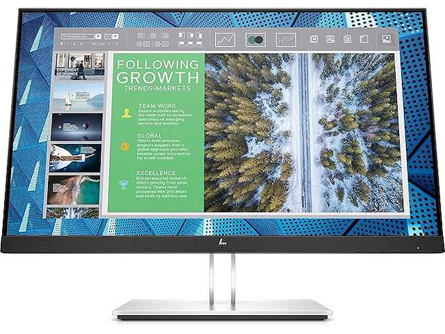 Hp e24q g4 23.8-inch diagonal qhd monitor - afbeelding 1 van  3