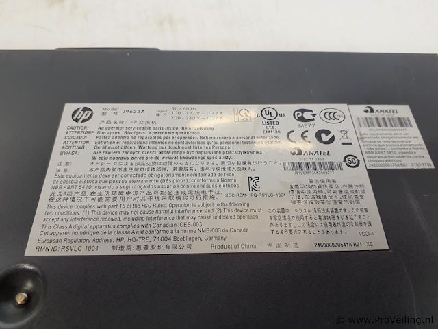 Hp e2620-24 switch - j9623a - fast ethernet 10/100 - afbeelding 5 van  5
