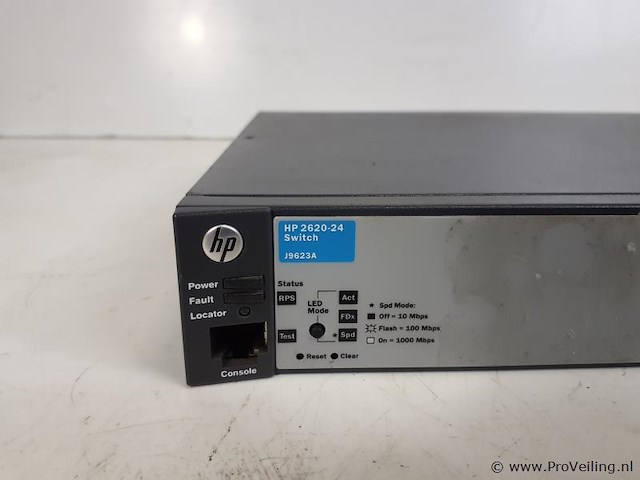 Hp e2620-24 switch - j9623a - fast ethernet 10/100 - afbeelding 3 van  5
