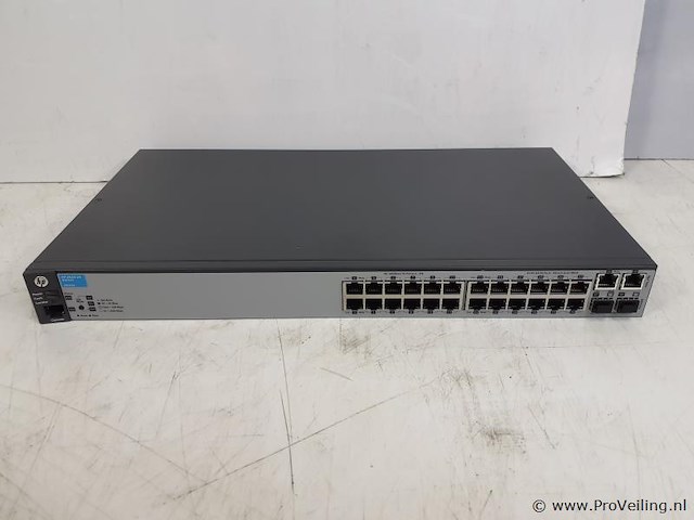 Hp e2620-24 switch - j9626a - fast ethernet 10/100 - afbeelding 1 van  5