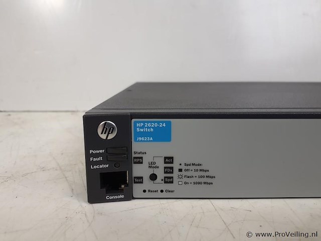 Hp e2620-24 switch - j9626a - fast ethernet 10/100 - afbeelding 3 van  5