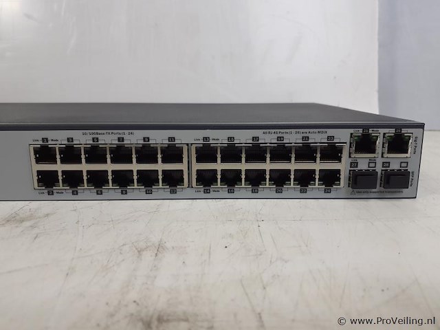 Hp e2620-24 switch - j9626a - fast ethernet 10/100 - afbeelding 4 van  5