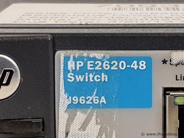 Hp e2620-48 switch - j9626a - fast ethernet 10/100 - afbeelding 3 van  5