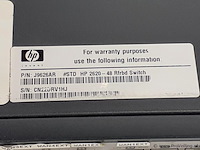 Hp e2620-48 switch - j9626a - fast ethernet 10/100 - afbeelding 4 van  5