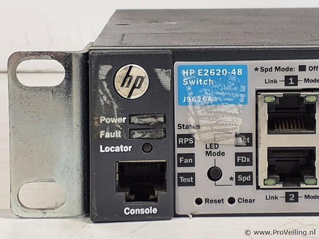 Hp e2620-48 switch - j9626a - fast ethernet 10/100 - afbeelding 3 van  5