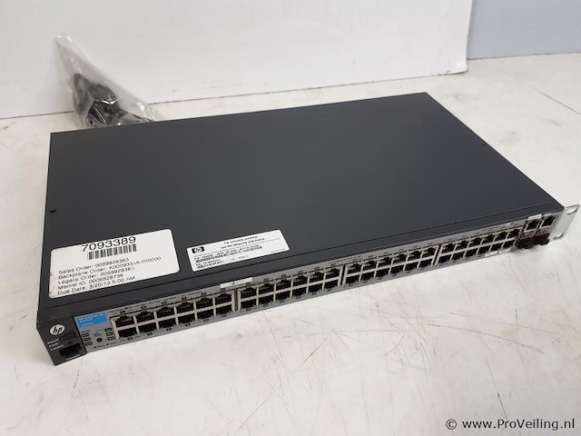 Hp e2620-48 switch - j9626a - fast ethernet 10/100 - afbeelding 2 van  3