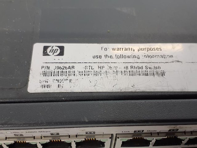 Hp e2620-48 switch - j9626a - fast ethernet 10/100 - afbeelding 4 van  5