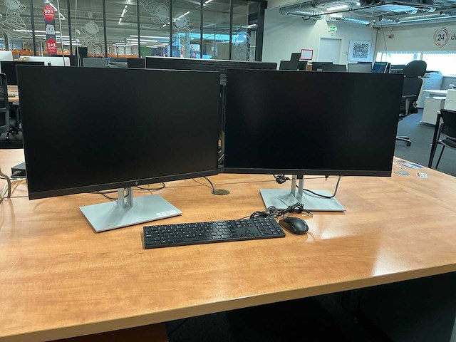 Hp e27 g4 monitor (2x) - afbeelding 1 van  5