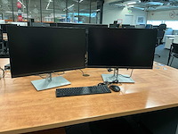 Hp e27 g4 monitor (2x) - afbeelding 1 van  5