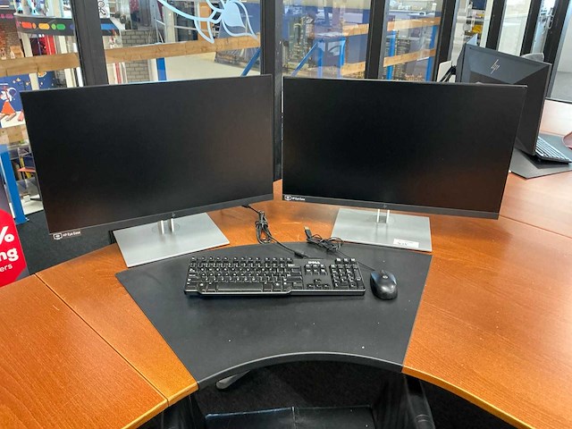 Hp e27 g4 monitor (2x) - afbeelding 1 van  4