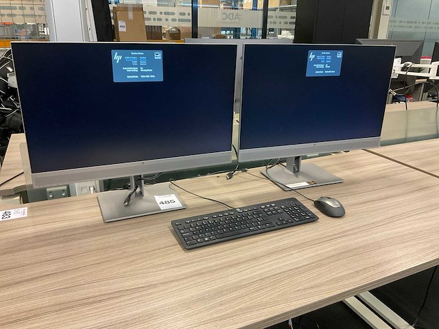Hp e273m monitor (2x) - afbeelding 1 van  7