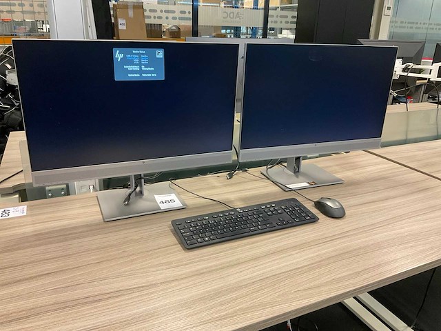 Hp e273m monitor (2x) - afbeelding 3 van  7