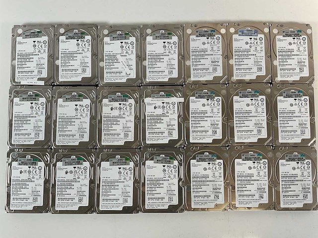 Hp (eg001200jwjnq) 1,2 tb sas / (eg1200jemda) 1,2 tb sas hdds (21x) - afbeelding 1 van  5