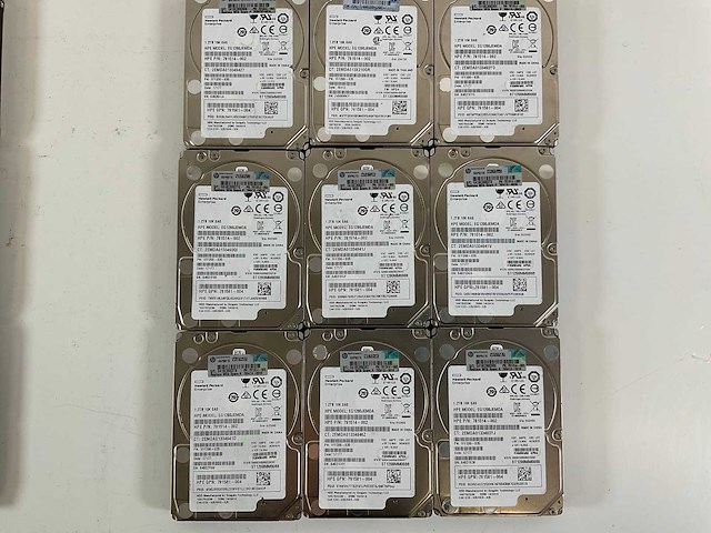Hp (eg001200jwjnq) 1,2 tb sas / (eg1200jemda) 1,2 tb sas hdds (21x) - afbeelding 3 van  5