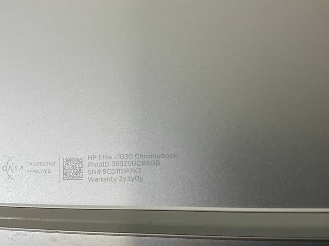 Hp elite 1030 13.5”, core i7 10th gen, 16 gb ram, 128 gb ssd touchscreen chromebooks (2x) - afbeelding 16 van  16