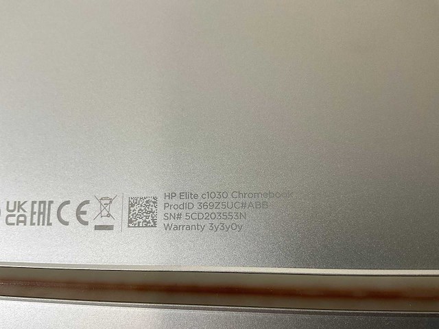 Hp elite 1030 13.5”, core i7 10th gen, 16 gb ram, 128 gb ssd touchscreen chromebooks (2x) - afbeelding 16 van  16
