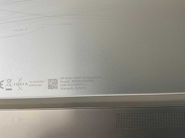 Hp elite c1030 13.3”, core i7 10th gen, 16 gb ram, 128 gb nvme touchscreen chromebooks (2x) - afbeelding 16 van  16