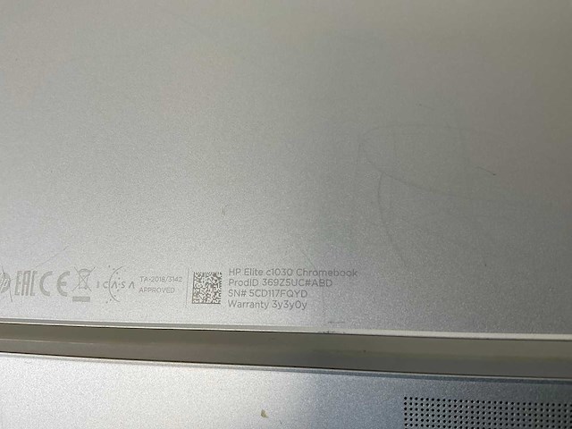 Hp elite c1030 13.3”, core i7 10th gen, 16 gb ram, 128 gb nvme touchscreen chromebooks (2x) - afbeelding 8 van  16