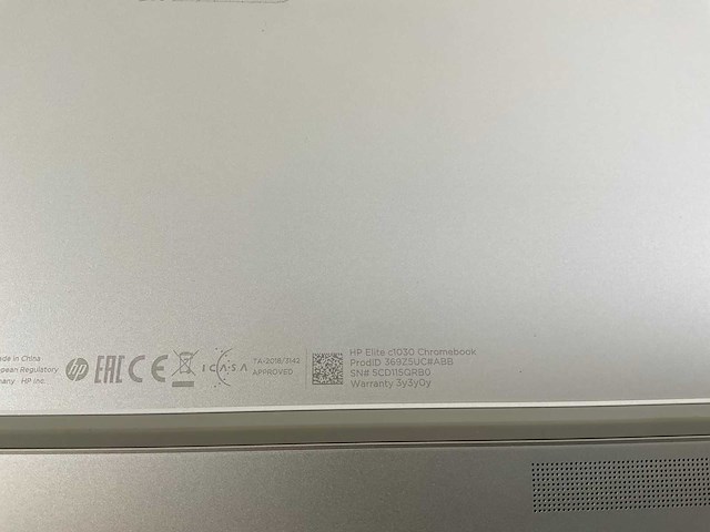 Hp elite c1030 13.5”, core(tm) i7 10th gen, 16 gb ram, 128 gb ssd chromebook - afbeelding 7 van  7