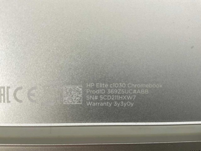 Hp elite c1030 13.5”, core(tm) i7 10th gen, 16 gb ram, 128 gb ssd chromebooks (2x) - afbeelding 14 van  15