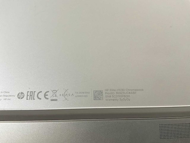 Hp elite c1030 13.5”, core(tm) i7 10th gen, 16 gb ram, 128 gb ssd chromebooks (2x) - afbeelding 14 van  15