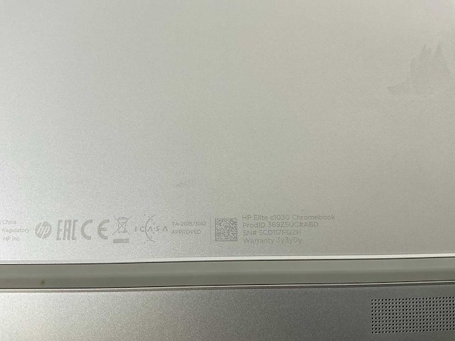 Hp elite c1030 13.5”, core(tm) i7 10th gen, 16 gb ram, 128 gb ssd chromebooks (2x) - afbeelding 14 van  15