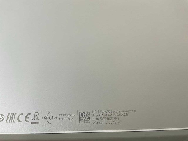 Hp elite c1030 13.5”, core(tm) i7 10th gen, 16 gb ram, 128 gb ssd chromebooks (3x) - afbeelding 21 van  22