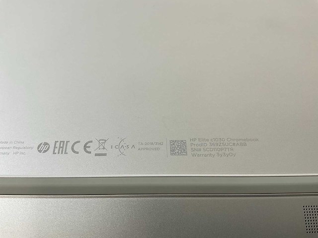 Hp elite c1030 13.5”, core(tm) i7 10th gen, 16 gb ram, 128 gb ssd chromebooks (3x) - afbeelding 13 van  13