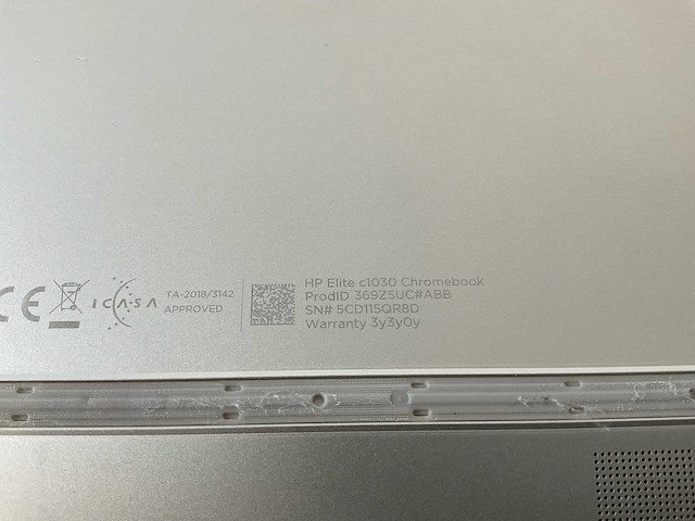 Hp elite c1030 13.5”, core(tm) i7 10th gen, 16 gb ram, 128 gb ssd chromebooks (3x) - afbeelding 7 van  22