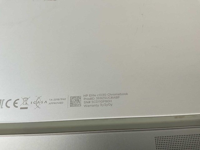 Hp elite c1030 13.5”, core(tm) i7 10th gen, 16 gb ram, 128 gb ssd chromebooks (3x) - afbeelding 2 van  12