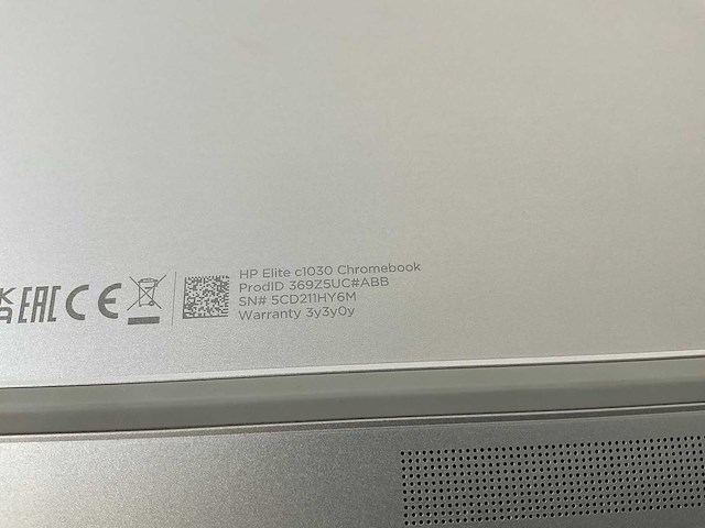Hp elite c1030 13.5”, core(tm) i7 10th gen, 16 gb ram, 128 gb ssd chromebooks (3x) - afbeelding 1 van  5